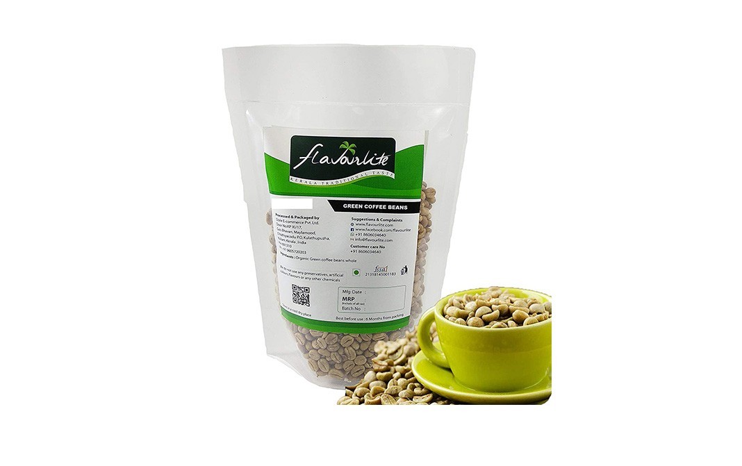 Flavourlite Green Coffee Beans    Pack  500 grams